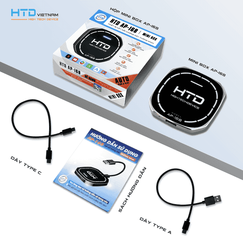 HTD ANDROID BOX Ô TÔ MINI AP168